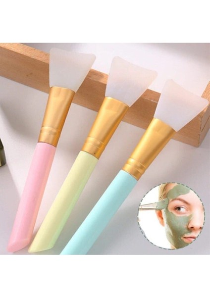 Çok Renkli Silikon Maske Sürme Spatulası, Pratik ve Hijyenik Kullanım İçin Mükemmel