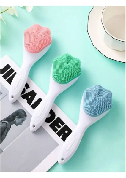 Yumuşak Silikon Yüz Temizleme Peeling Masaj Aleti, Cilt Dostu Fırça