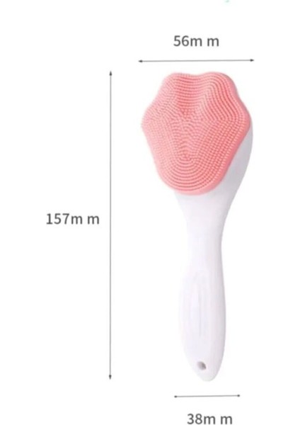 Yumuşak Silikon Yüz Temizleme Peeling Masaj Aleti, Cilt Dostu Fırça
