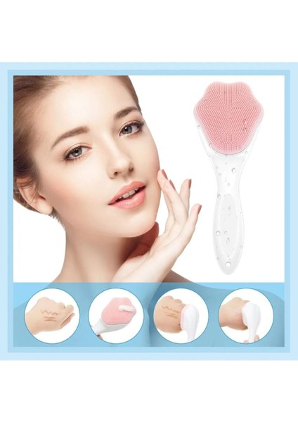 Yumuşak Silikon Yüz Temizleme Peeling Masaj Aleti, Cilt Dostu Fırça