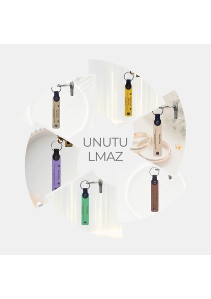 61 Trabzon Temalı Şık Hediyelik Anahtarlık Takımı, Isim Yazılabilen Tasarım, Fıstık Yeşil-Kül Gri fırsatları