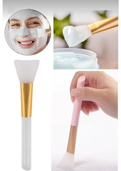 Çok Renkli Silikon Maske Uygulama Spatulası, Kolay ve Temiz Kullanım İçin Tasarlandı