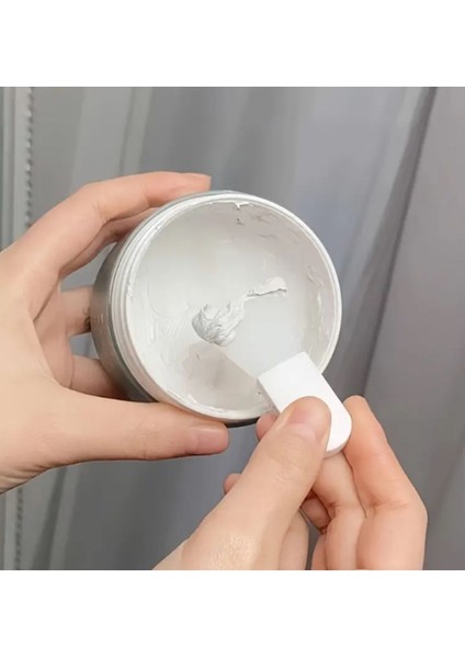 4'lü Mini Silikon Maske Sürme Spatulası Beyaz Set, Pratik ve Temiz Kullanım