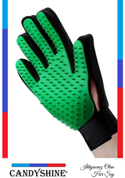 Yeşil Evcil Hayvan Tüy Toplayıcı ve Masaj Eldiveni, Tarama ve Bakım Aracı fiyatları