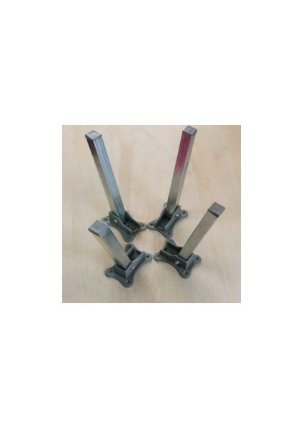 4 Adet Sofra Ayağı Yer Sofrası Için Metal Katlanır Ayak 25 cm