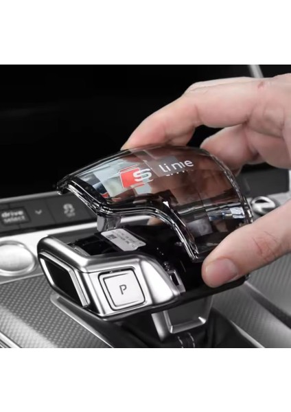 Audi Kristal Vites Topuzu Başlığı Sline Logolu Q7 Q8 A6 A7 A8 Uyumlu modelleri