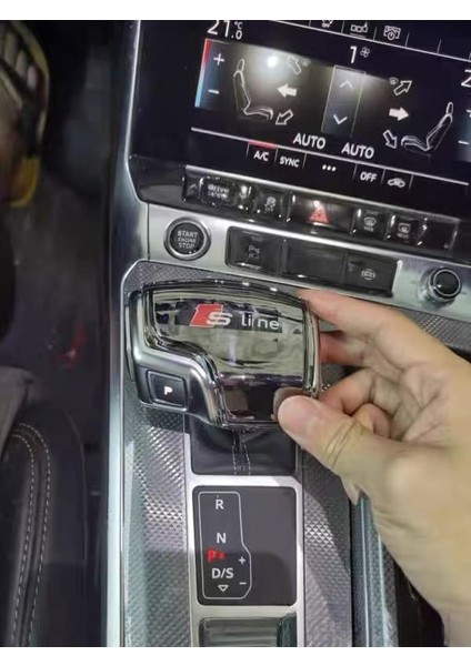 Audi Kristal Vites Topuzu Başlığı Sline Logolu Q7 Q8 A6 A7 A8 Uyumlu