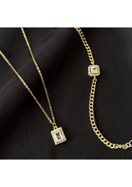 Baget Takı Seti Kolye Bileklik