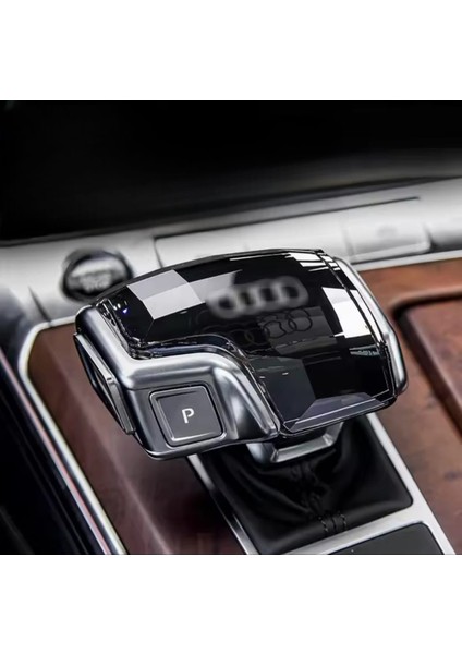 Audi Kristal Vites Topuzu Başlığı Audi Logolu Q7 Q8 A6 A7 A8 Uyumlu modelleri