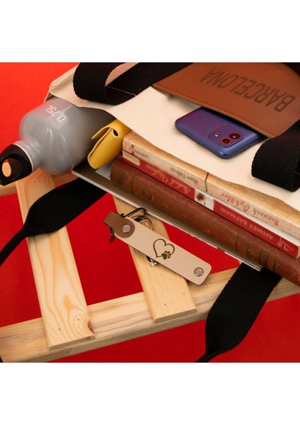 Kusursuz Hediye Tasarımı – Deri 2’li Anahtarlık Seti Kişiye Özel Seçenekli, Sarı-F Yeşil-Gr