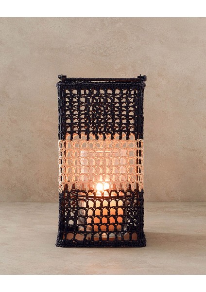 Şık Siyah-Bej Orsa Fener Dekoratif Aydınlatma modelleri