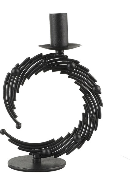 Şık Siyah Mumluk, Dekoratif ve Modern Tasarım, Ev ve Ofis Için Ideal fiyatları