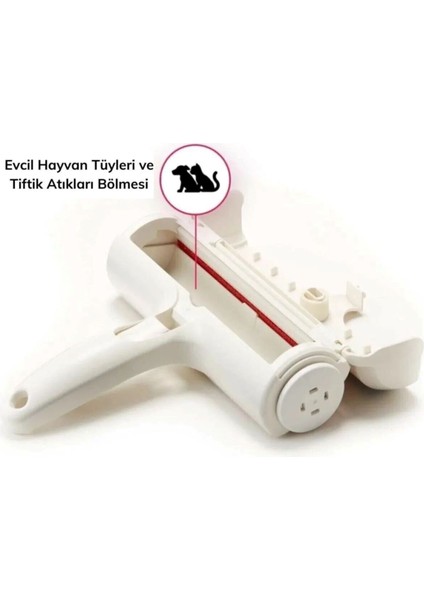 Pratik Tüy ve Kıl Toplama Seti, Eldiven ve Rulo ile Kolay Temizlik Sağlar fiyatları