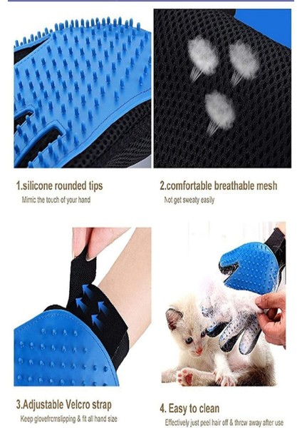 Pratik Kedi ve Köpek Tüy Toplama Seti, Fırça ve Tarak ile Temizlik Kolaylığı indirimleri