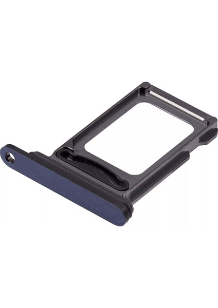 iPhone 15 Pro Max Sim Çekmecesi Tek Sim Için Sim Kart Yuvası (Titanyum Mavi Renk)