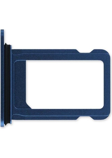 iPhone 13 Sim Çekmecesi Tek Simli Modeller Için Sim Kart Yuvası (Açık Mavi Renk)