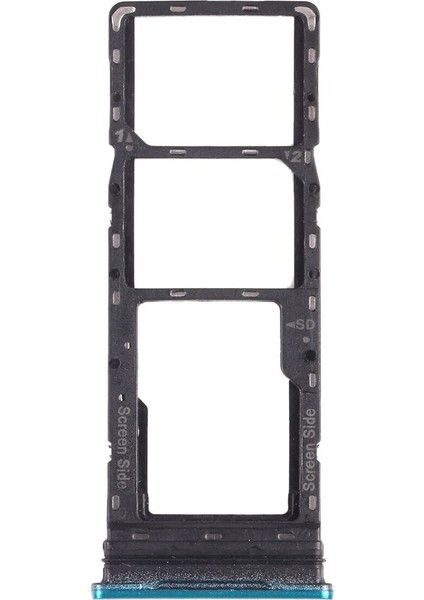 Infinix Smart 5 Smart 5 X657 Tepsisi Sim Kart Yuvası Sim Kart Çekmecesi Yeşil Renk