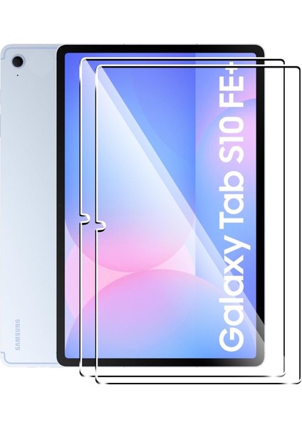 Samsung Galaxy Tab S10 Fe Plus 13.1 Inç 2025 Kılıf Kalem Bölmeli Katlanabilir Standlı Yumuşak Silikon Kapak + Ekran Koruyucu Cam + Dokunmatik Kalem 3in1 Set SM-X620 X626B fırsatları