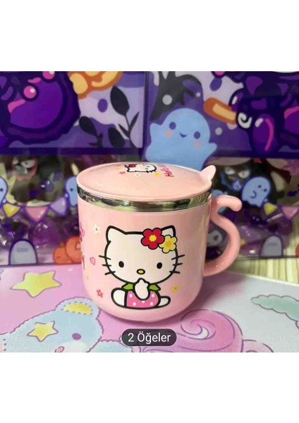 Hello Kitty Yalıtımlı Paslanmaz Çelik Bardak