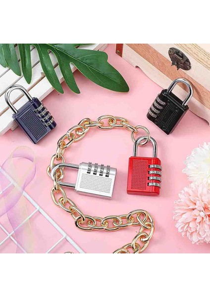 4 Haneli Değişebilir Şifreli 40MM Asma Kilit