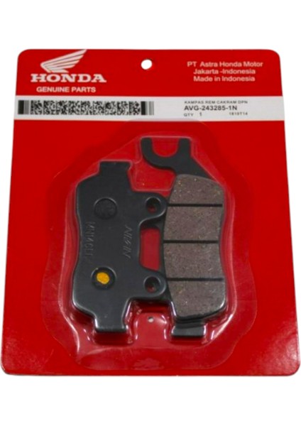 Ön Fren Balatası Orjinal AVG-243285-1N Honda Cbf 150