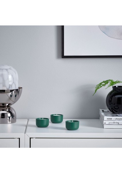 Koyu Turkuaz Tealight Mumluk, 3 Cm, Şık ve Sade Dekoratif Aksesuar modelleri