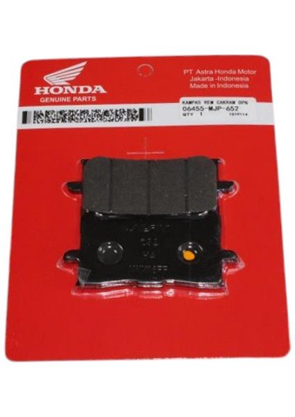 Ön Fren Balatası Orjinal 06455-MJP-652 Honda Cbr 125 R Cb 250 R