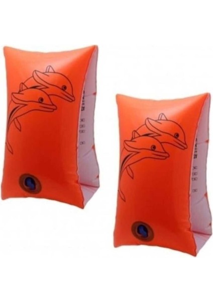 Turuncu Çocuk Deniz Kolluğu, 33CM x 17CM, Güvenle Yüzme Keyfi Sağlar