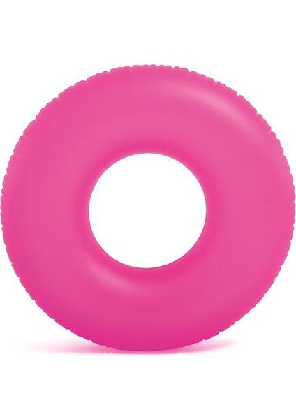 Neon Renkli 76 cm Simit, Pembe, Eğlenceli ve Renkli Dekorasyon Öğesi