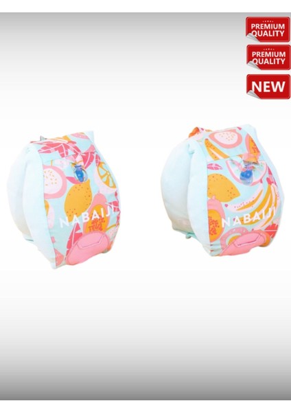 Renkli Meyve Desenli Su Havuz Kolluk ve Kemer Seti, Çocuklar Için Güvenli ve Eğlenceli fırsatları