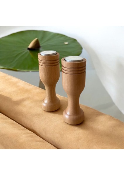 Doğal Gürgen Ağacı Dekoratif Ahşap Kadeh 3’lü Mumluk Seti fiyatları