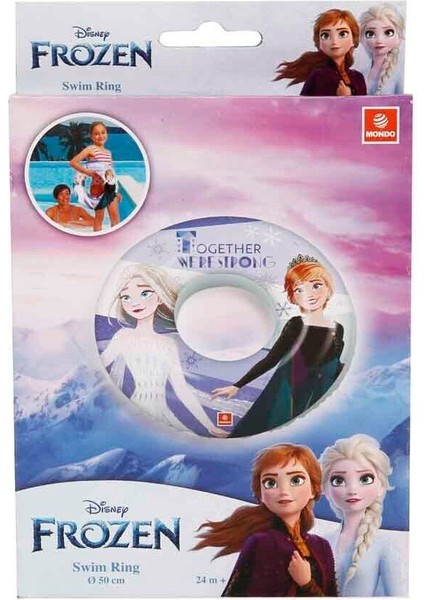 Mavi Disney Frozen Şişme Çocuk Simit 50 cm (2-6 Yaş)