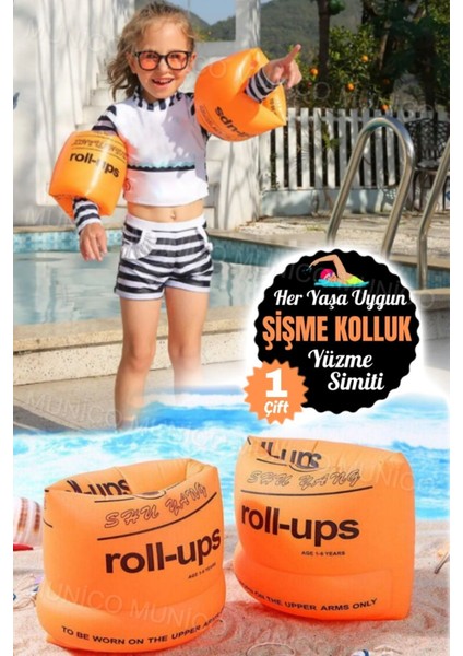 Turuncu Çift Yüzme Havuzu Yüzen Kol Bantları Şamandıra Halkası fiyatları
