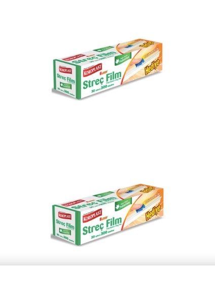- Streç Fim 30 CM*300 M Kesme Bıçağı 2 Adet