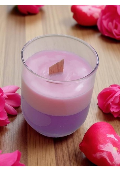 Loa Candle Co Sandal & Vanilya Kokulu Jel ve Soya Wax Katmanlı El Yapımı Mum fiyatları