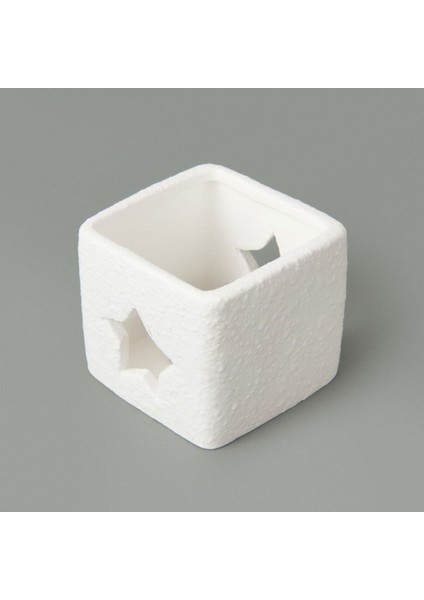 Beyaz Love Mumluk, 6x6 Cm, Renkli ve Şık Dekorasyon Ürünü modelleri