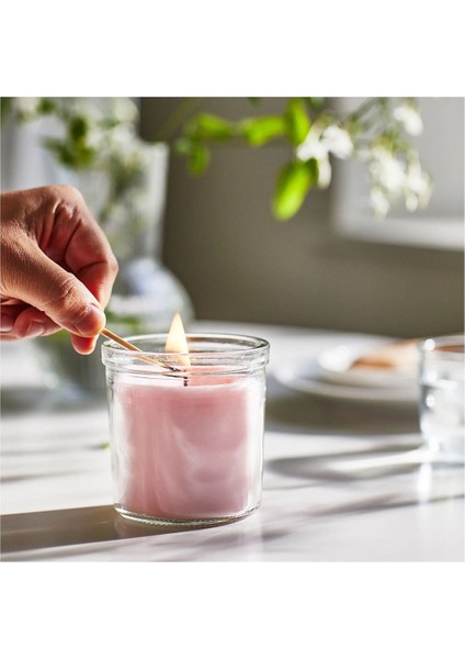 Pembe Lugnare Mum, Sıcak ve Huzurlu Ortamlar Için Şık Aydınlatma Seçeneği