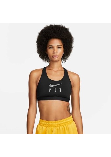 Nıke Dri Fit Swoosh Swoosh Fly Bra Kadın Sporcu Sütyeni Güler Biber
