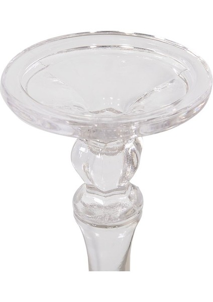 Şeffaf Mumluk, 11,5X23CM, Zarif ve Şık Dekoratif Aksesuar fiyatları