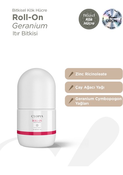 Roll-On Itır Yağı Vit-E, Geranium