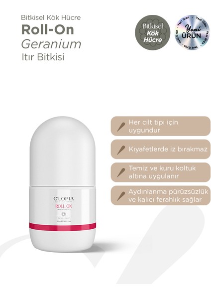 Roll-On Itır Yağı Vit-E, Geranium