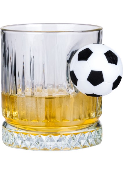 Futbol Toplu 2'li Lüks Kristal Viski Bardak Seti 355 cc fırsatları