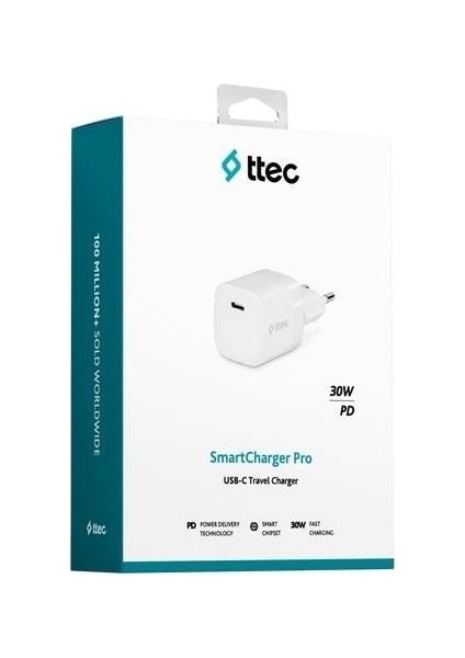 Smartcharger Pro Nano Usb-C Travel 30W Pd Şarj Adaptörü