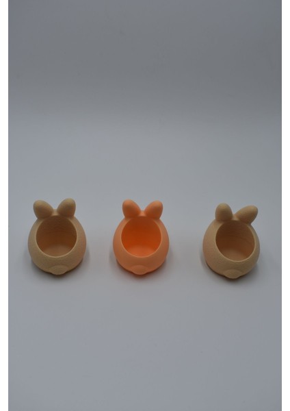 Turuncu 3D Tavşan Figürlü Dekoratif Mini Kutu, Şık ve Sevimli Ev Dekorasyonu. fiyatları
