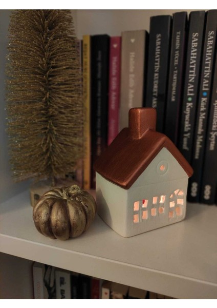 Şık Seramik ve Bakır Mumluk, Ev Dekorasyonuna Zarif Dokunuş fiyatları