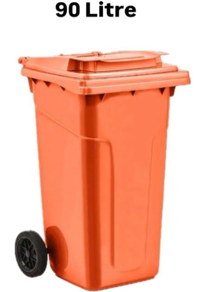Tıbbi Atık Plastik Çöp Konteyneri 90 Lt Turuncu Plastik Konteyner Isıya Karşı Dayanıklı fiyatları