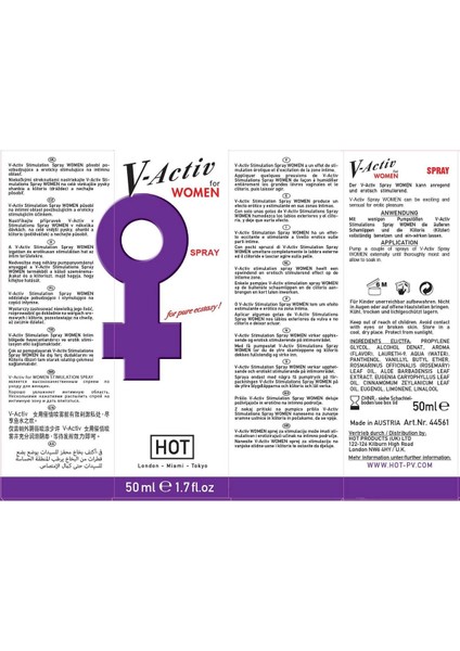 V-Activ Women Kadınlara Özel Lıbido Arttıricı 50 ml x 2 Adet fiyatları