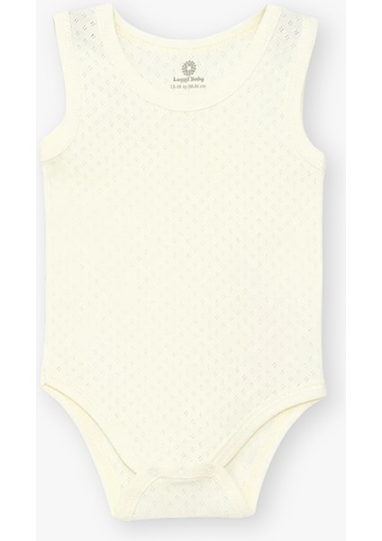 Yenidoğan - 5 Yaş Bisiklet Yaka Pamuklu Erkek Bebek Jakarlı Çıtçıtlı Body 5'li LG-2048-3