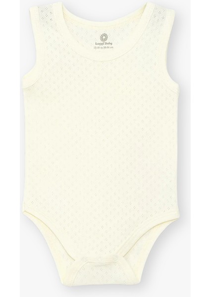 Yenidoğan - 5 Yaş Bisiklet Yaka Pamuklu Kız Bebek Jakarlı Çıtçıtlı Body 5'li LG-2048-4