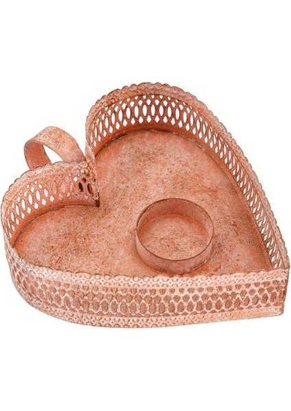 Pudra Metal Kalpli Mumluk 17X5 Cm, Şık ve Şeffaf Dekorasyon Ürünü fiyatları